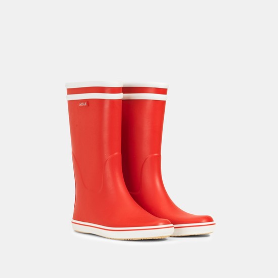 Aigle Rubber Seaside Boots Women Red ZA-81096